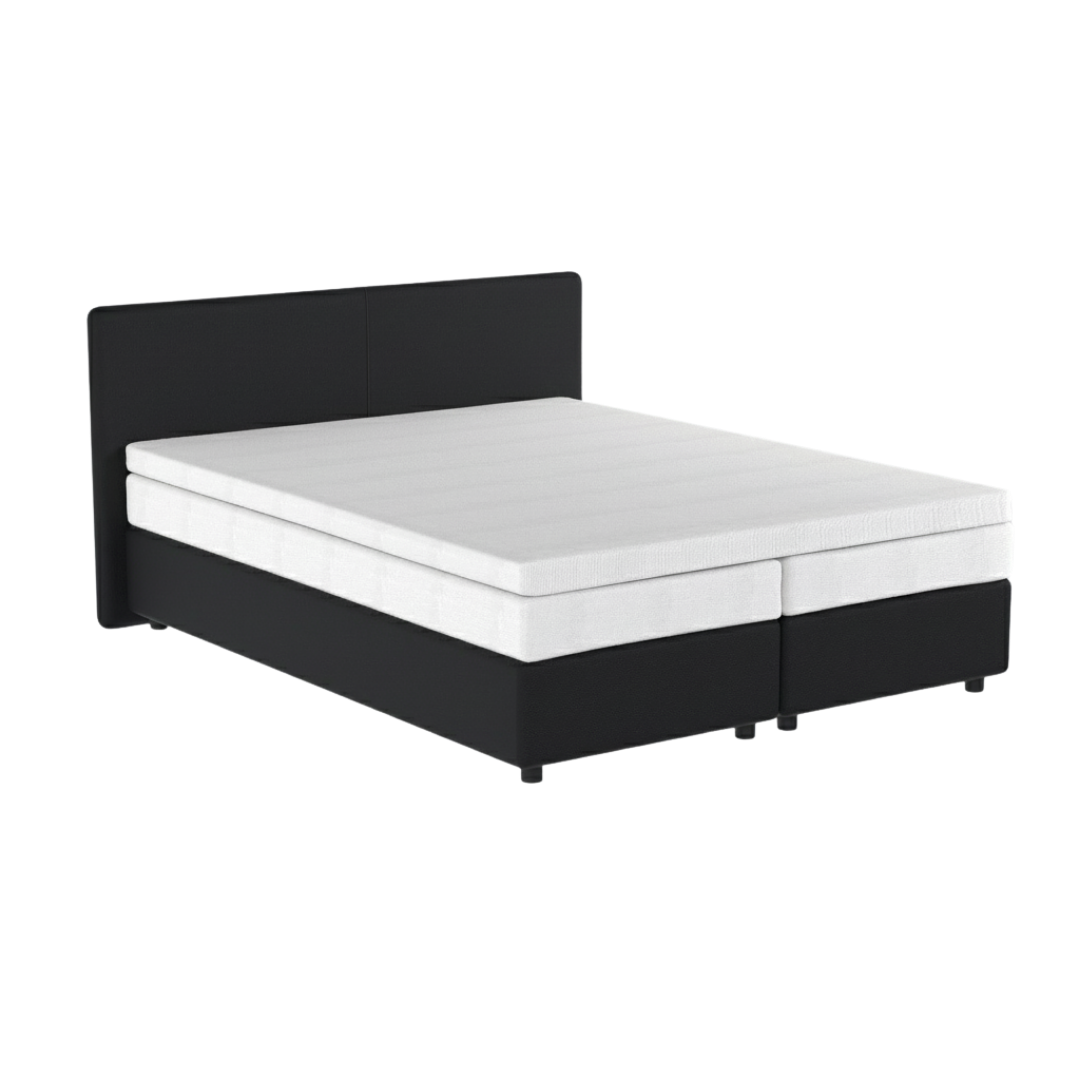 Van der Valk Luxury Hotel Bed + upholstered mattress + topper + headboard