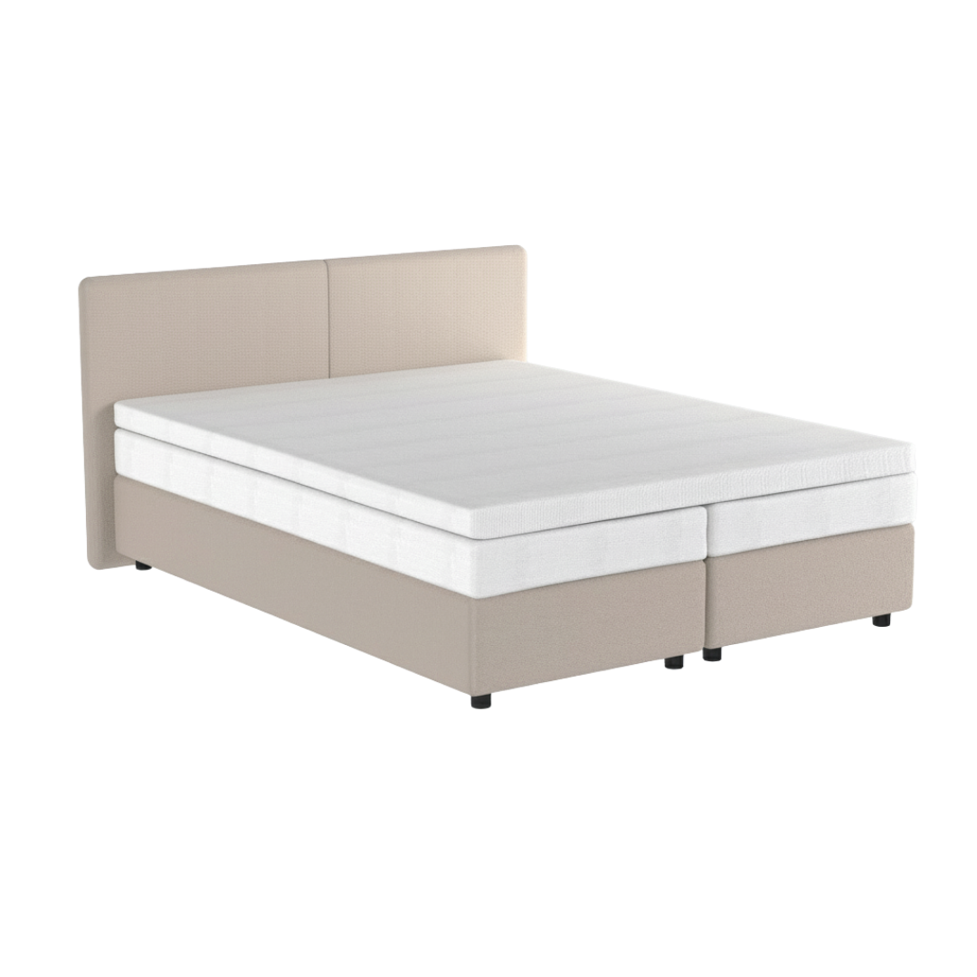 Van der Valk Luxury Hotel Bed + upholstered mattress + topper + headboard