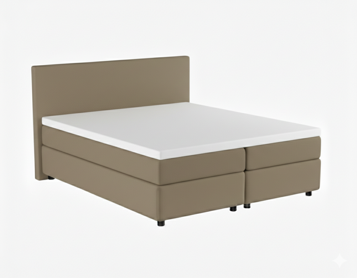 Van der Valk Luxury Hotel Bed + upholstered mattress + topper + headboard (model 2026)