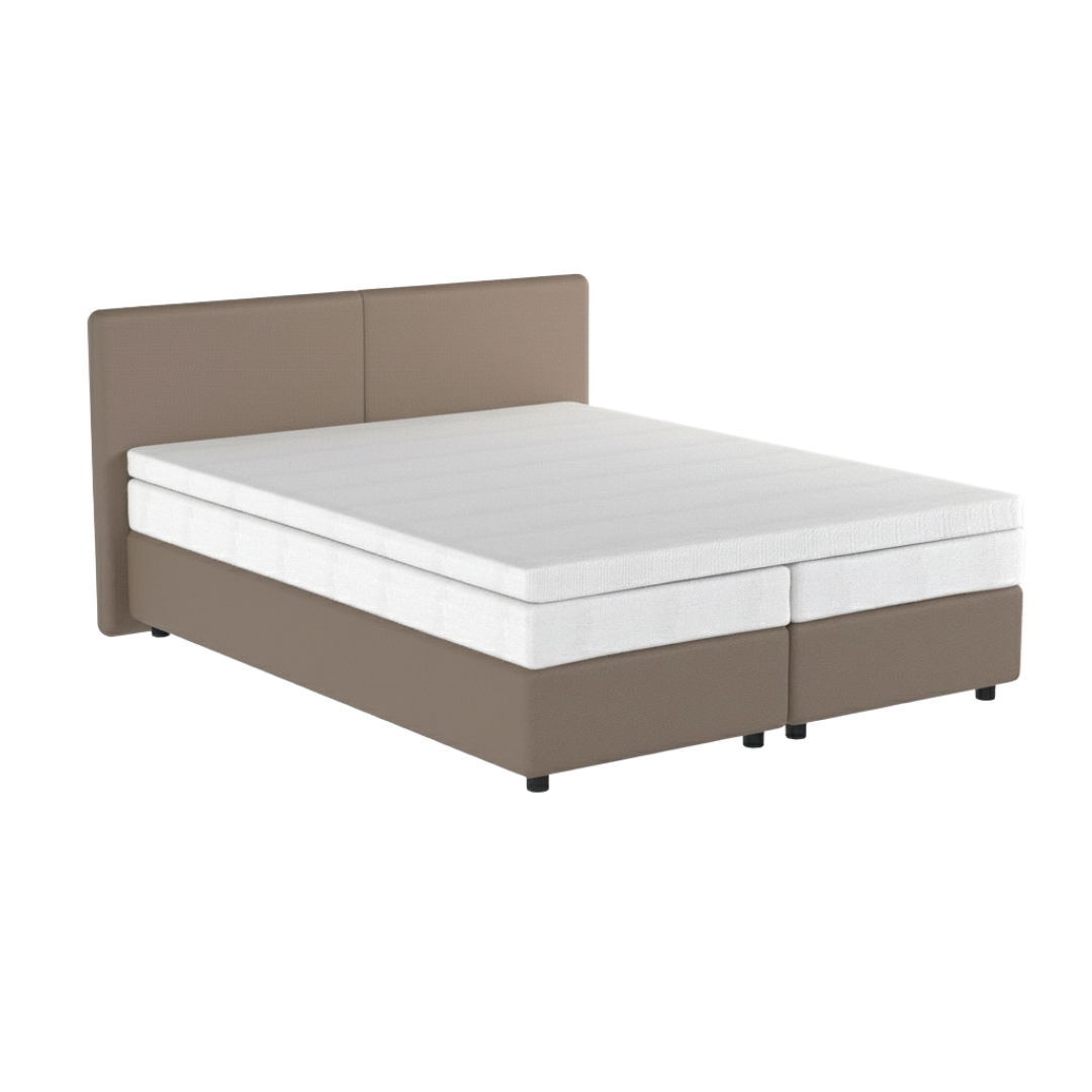 Van der Valk Luxury Hotel Bed + upholstered mattress + topper + headboard