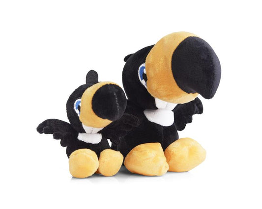 Timo en Twiggy Toekan knuffel